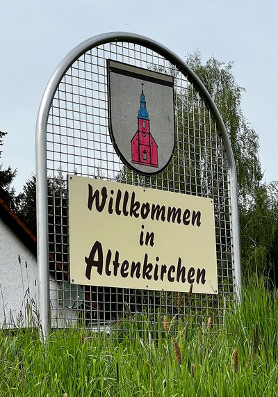Altenkirchen Pfalz Ortsschild